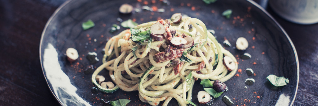 zucchini noodles cal reiet vegan recipe hotel mallorca santanyi