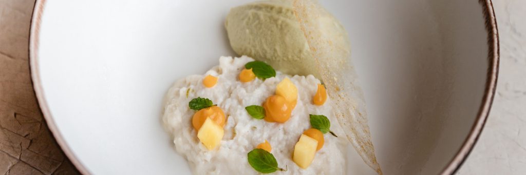 cal reiet recipe creamy mango rice pudding vegan dessert mallorca